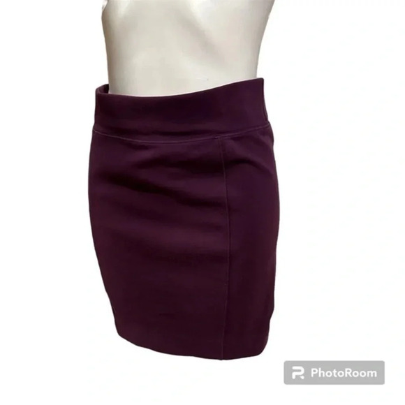 Lacoste Stretch Mini Purple Pencil Skirt Pima Cotton  Devanlay - Picture 1 of 5